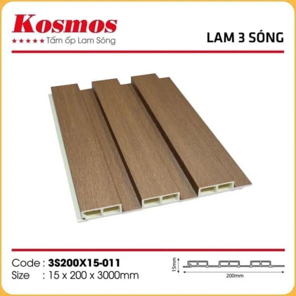 Lam 3 Sóng Thấp Kosmos 3S200X15-011